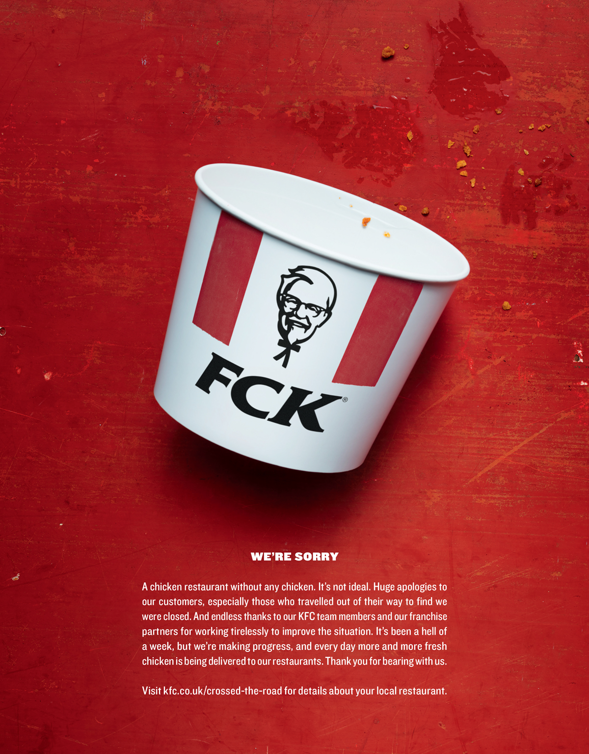 KFC Lessons - Take Care When Changing Suppliers